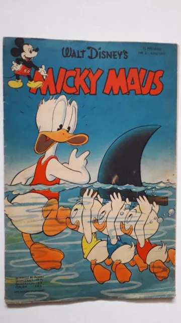 Walt Disneys Micky Maus Nr.6 vom Juni 1953 - ORIGINAL COMICHEFT