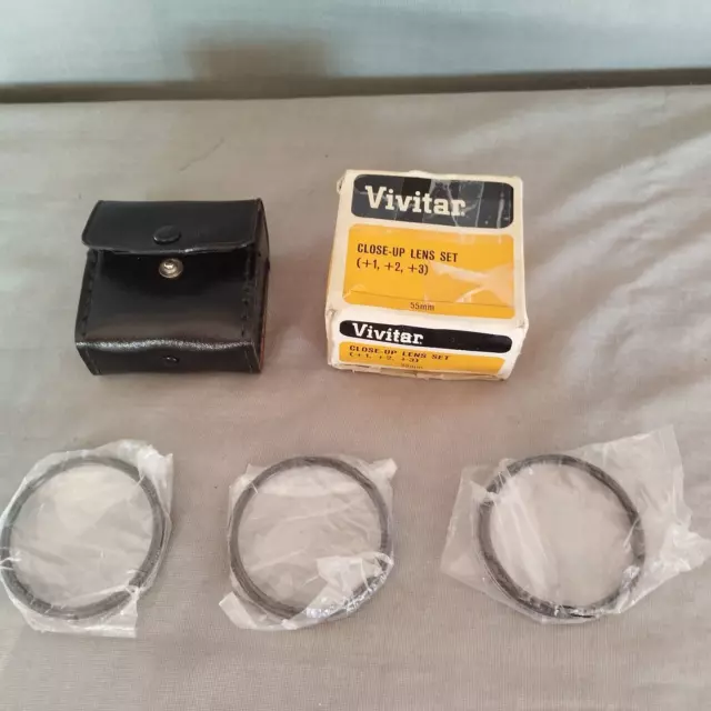 Vivatar Close-Up Lens Set 1/2/3 55M/M