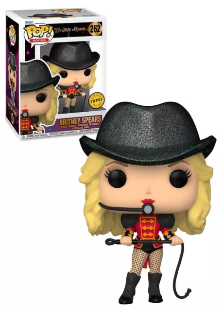 Funko POP! Rocks Circus Chase Britney Spears #262 New In Box With Pop Protector