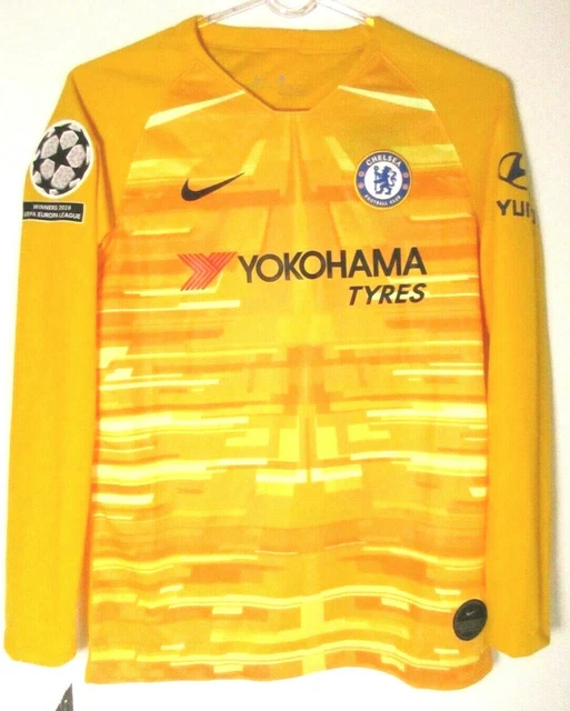 Nike Maillot Gardien Chelsea FC 2019-20 Stadium Goalkeeper Junior 12-13 ans Neuf