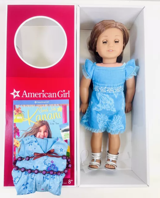 American Girl Kanani 18" Girl of the Year Doll  W/ Extra Outfit Wrong Box READ