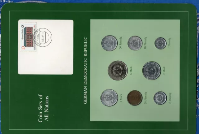 Coin sets of all nations East Germany 1979-1981 UNC 5 Mark 1979 KM#29 32,000