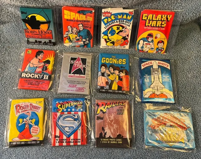 40 Vintage Non Sports Trading Card Packs Sealed (30 Different) Lot of *40  PACKS*