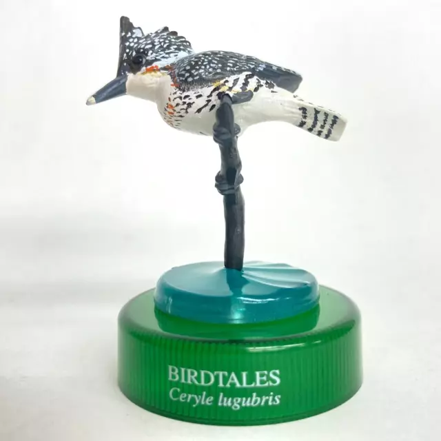 Birdtales 2 Bottle Cap Mini Figure #4 Bird Crested Kingfisher Kaiyodo Japan