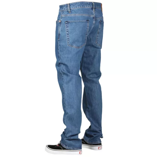 Volcom Mens Solver Modern Fit Jeans CFH Blue Lifestyle Skate Streetwear Clothing 3