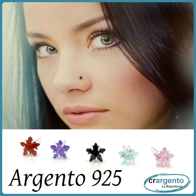 Set 5 Piercing Naso Argento 925 - Pallina 1.5mm, Nickel Free, Per Uomo E Donna - Foto 10