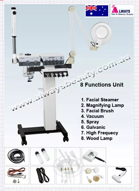 Facial Steamer 8 In One Functions Machine New Model AUSSIE SELLER