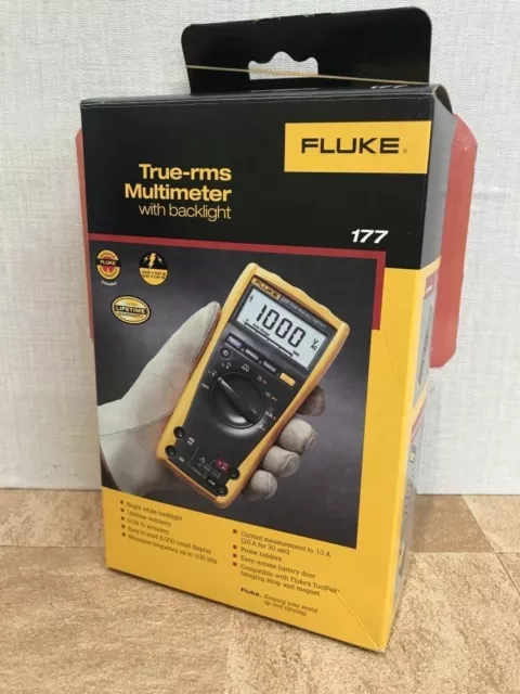 Fluke 177 True RMS Digital Multimeter Backlight New