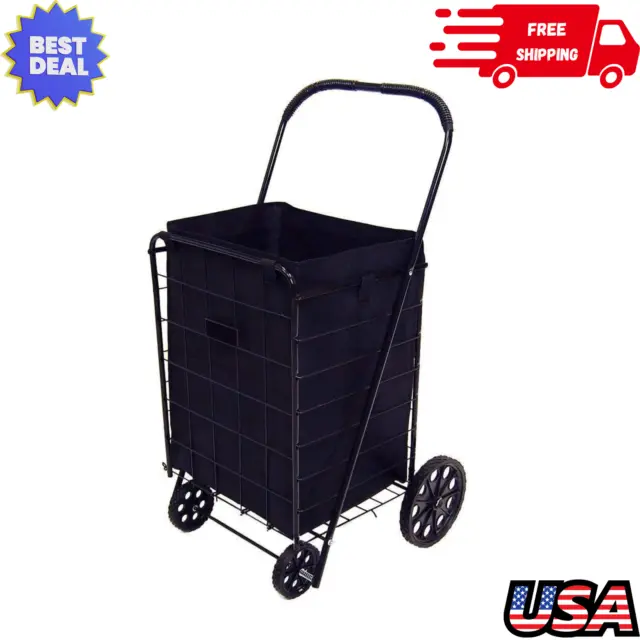 Shopping Cart Liner 18" X 15" X 24" | BLACK | Square Bottom Fits Snugly into a S