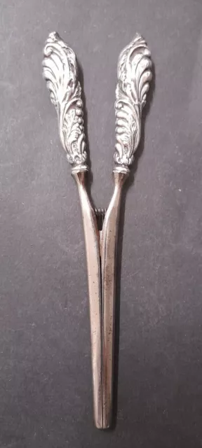 Antique Solid Silver Handled Glove Stretchers Hallmarked 1908