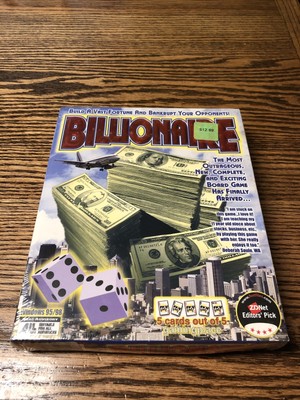 Billionaire PC CD-ROM Game Windows 95/98 Big Box Edition New Sealed !!!
