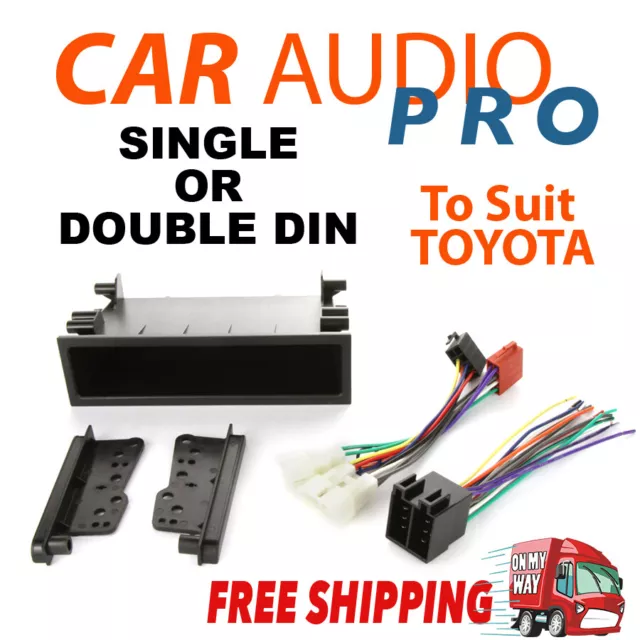 Complete Single Double Din Install Kit To Suit Toyota Or Subaru