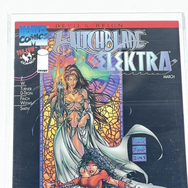Witchblade Elektra Devil’s Reign Chapter Six Marvel/Top Cow/Image Comics 1997 2