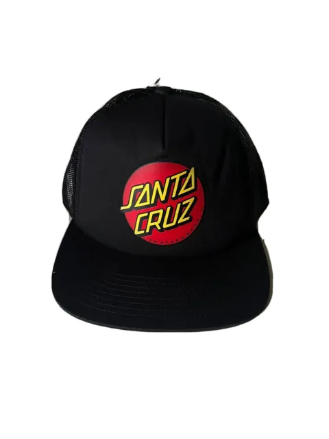 Santa Cruz Classic Dot Men’s Trucker Hat Black