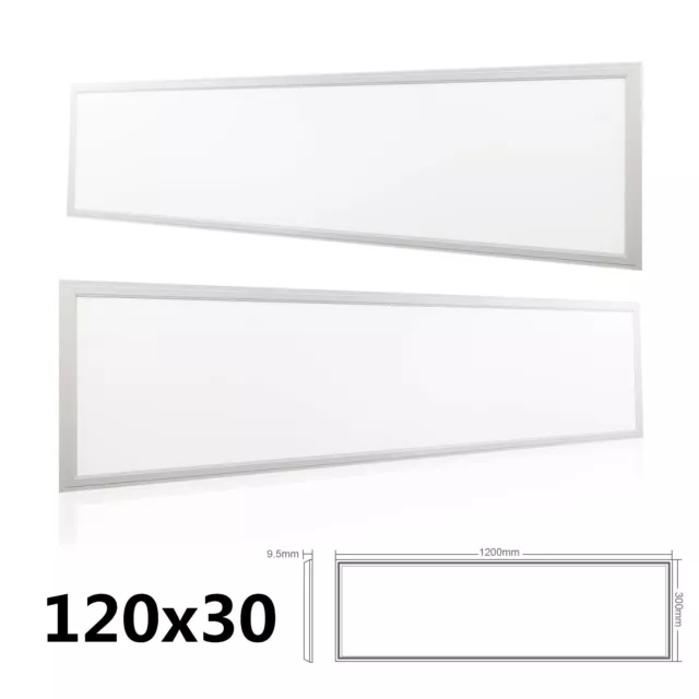 LED Panel 120x30cm Deckenleuchte Wandleuchte 36W 48W 72W Ultraslim Rechteckig 2