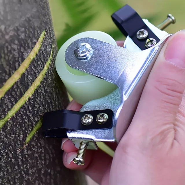 Double Roue De Couteaux Coupe-ceinture Pour Jardin Arbre Fruitier À Écorcher 2