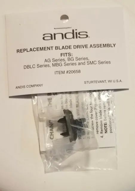 Andis Replacement Blade Drive Assembly for Supra ZR, Excel, BGRC, BGRV