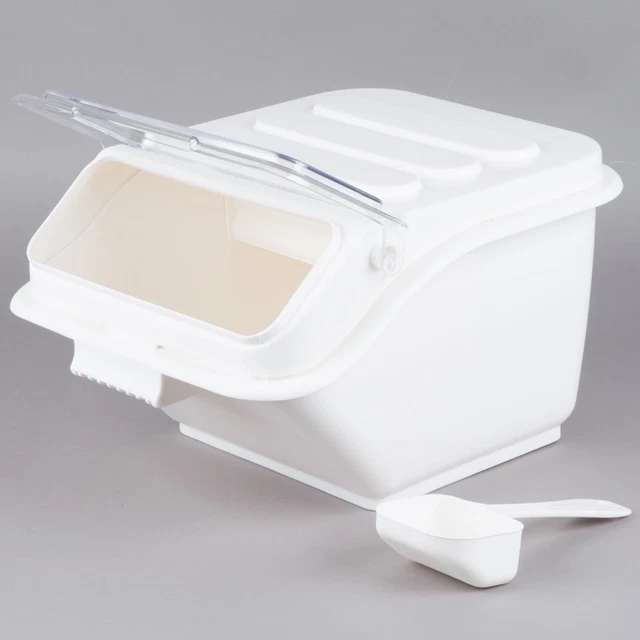 2.6 Gallon Shelf Ingredient Storage Bin with 1/2 Cup Measuring Scoop