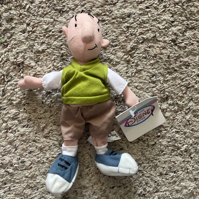 DISNEY STORE EXCLUSIVE Nickelodeon Doug Funnie 9" Bean Bag Plush NEW