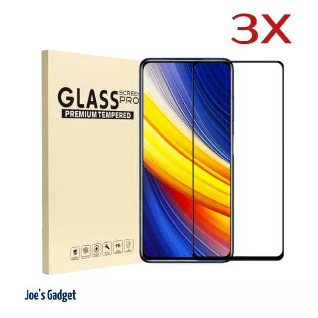 Xiaomi Poco F5 F4 F3 M2 M3 M4 X3 X5 X6 X6 Pro Schutzfolie Echt Glas Full Screen