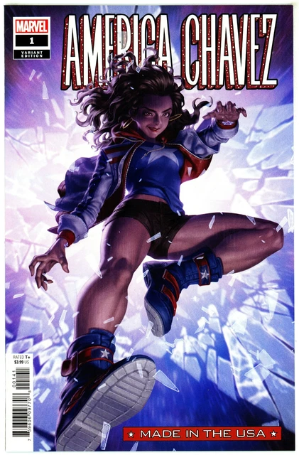 America Chavez: Made in the USA (2021) #1C NM 9.4 Jung-Geun Yoon Variant Cover