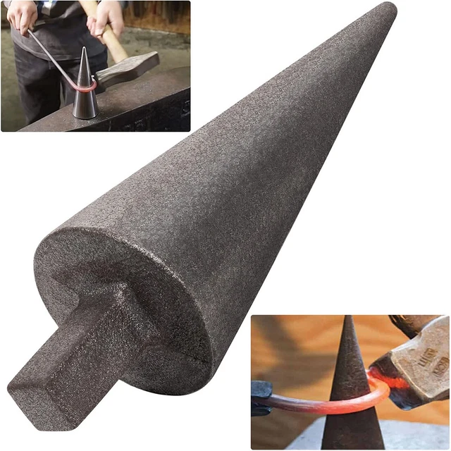 Vintage Gunsmith Blacksmith Cone Mandrel 1" Hardy Tool Iron Anvil Forge Vise