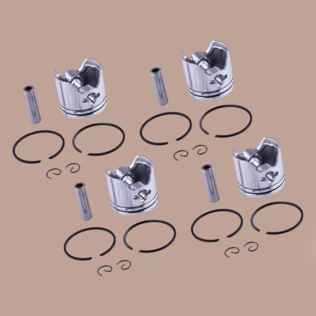 4set 34mm Piston Kit Replacement fit for Stihl BG45 BG46 FS38 FS45 FS55 HS45 New