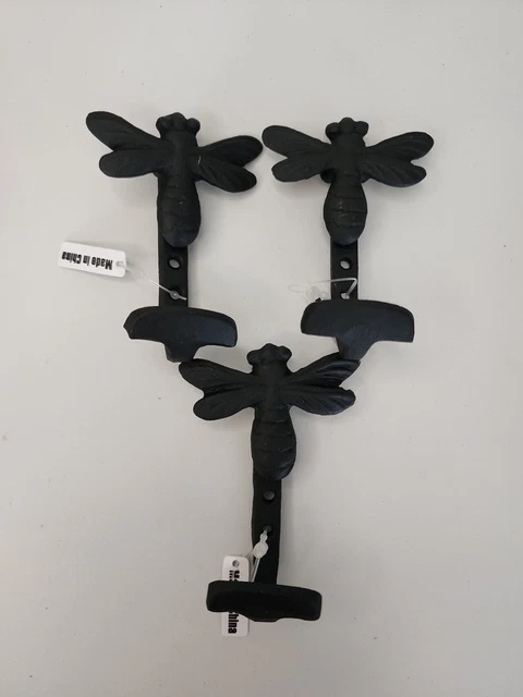 Set/3 Southern Living at Home Honey of a Hanger Bee Bumblebee Wall Hooks NEW