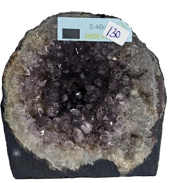 Achatgeode Amethyst  Druse Kristall Edelstein Achat Geode Bergkristall Quarz