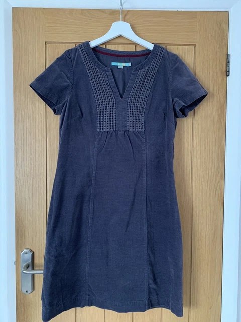 Boden Dark Grey Shift Dress 100% Cotton (Size 12R)