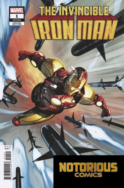 Invincible Iron Man #1 Larraz Variant 1:25 Marvel Comics 1st Print EXCELSIOR BIN