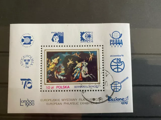 Briefmarken Polen Polska 1979 Mi-Nr. Block 78 gestempelt