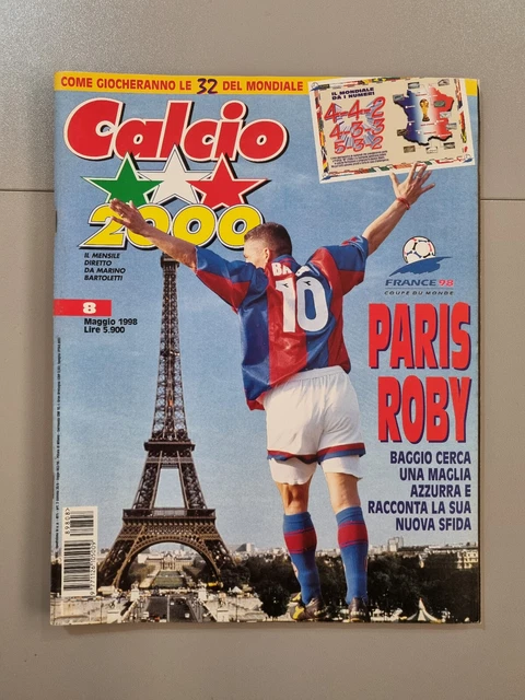 Carte De Collection Panini - Cafu Brésil #14, Coupe Du Monde 1998 Coca-Cola (rare)
