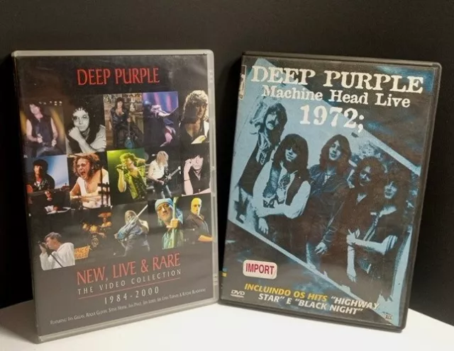 Deep Purple Lot x 2 Live Concert Machine Head '72 / '84-00 Rare DVD Collection