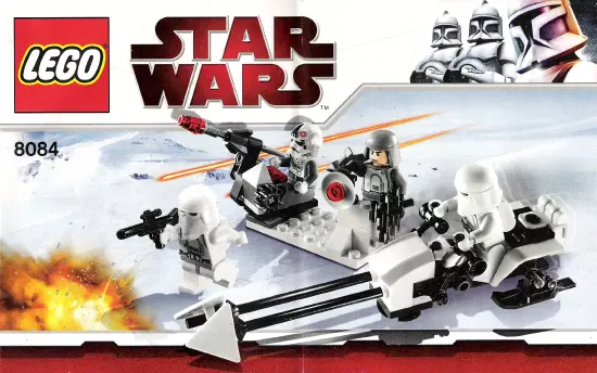 LEGO ® - Star Wars ™ - Set 8084 - Snowtrooper Battle Pack (Instructions)