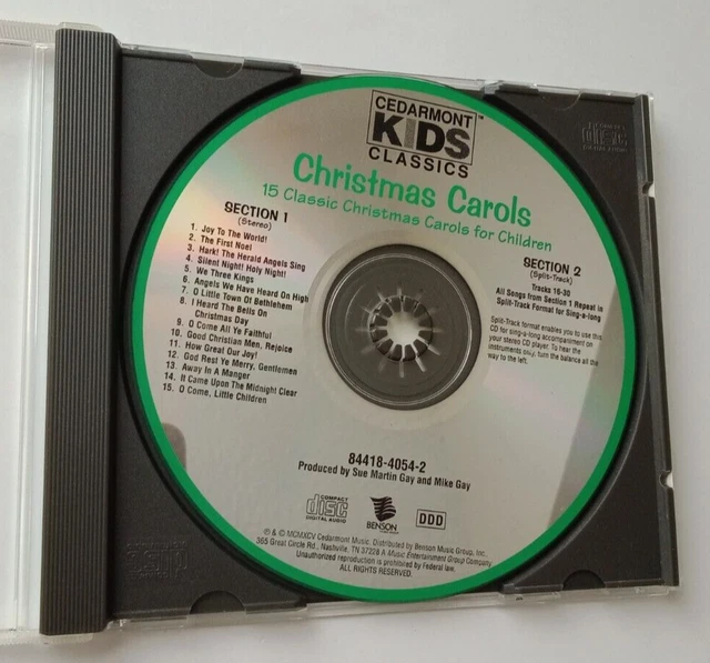 CEDARMONT KIDS CD Christmas Carols 6.49 PicClick