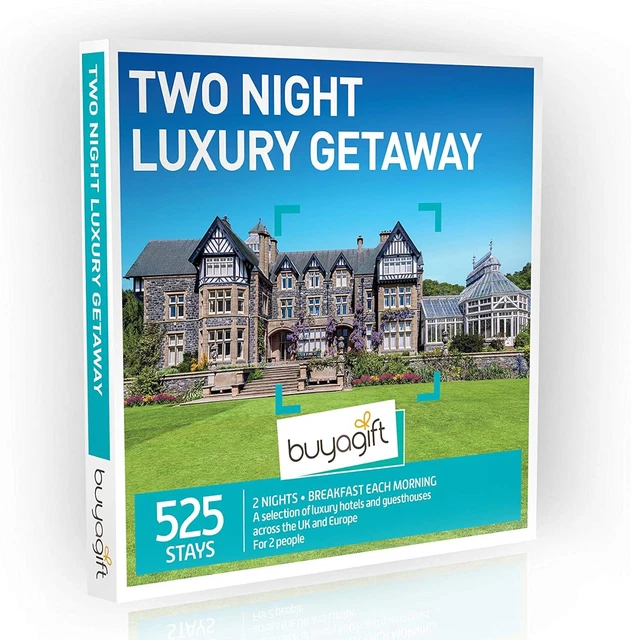 Buyagift Two-Night Luxury Getaway for Two: 525 Locations with Breakfast