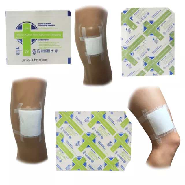 CMS Medical Sterile Double Sided First Aid Injury Low Adherent Wound Dressings