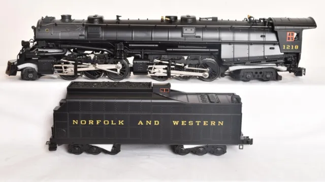 Lionel 28052 N&W 1218 A Class With TMCC Steam Locomotive & Tender W/TMCC