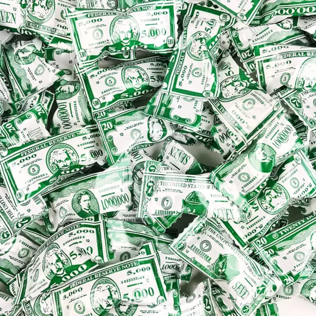 Money Buttermints - 13 Oz. Bag - Approximately 100 Individually Wrapped Mints