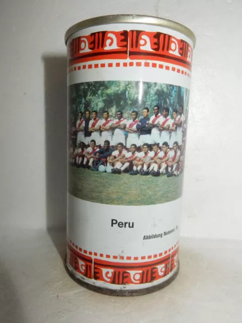 REWE WORLDCUP SOCCER 1970 PERU Karlsberg Beer can from GERMANY (35cl)