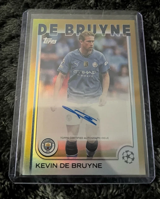 Kevin De Bruyne - Purple Flowfractor - TOPPS UCC Flagship 2024/25