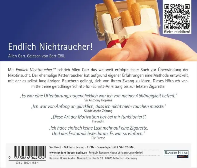 Endlich Nichtraucher | Allen Carr | 2006 | deutsch 2