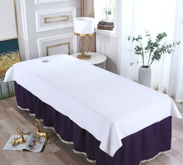 Lenzuola massaggio - copertura divano massaggio di bellezza spa con foro viso