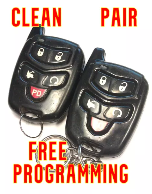 2X Pair Pd Hdr Polar Keyless Entry Remote Start Fob Alarm Transmitter Ezsnah2503