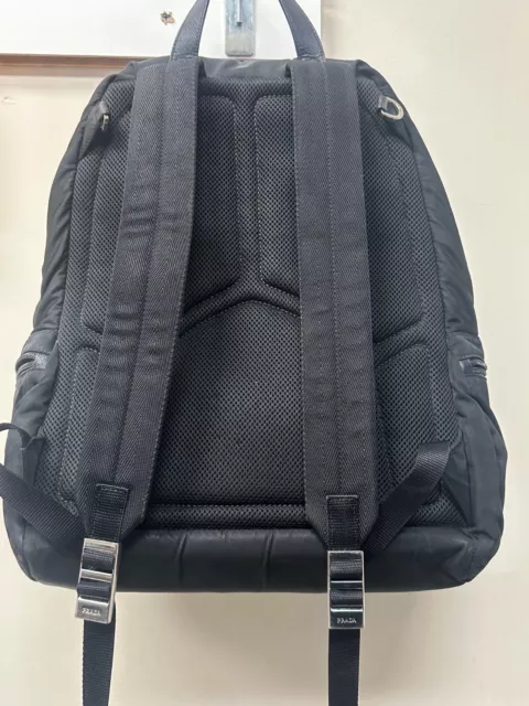 Prada 2VZ025 Montagn Zaino Nylon Black Backpack 3