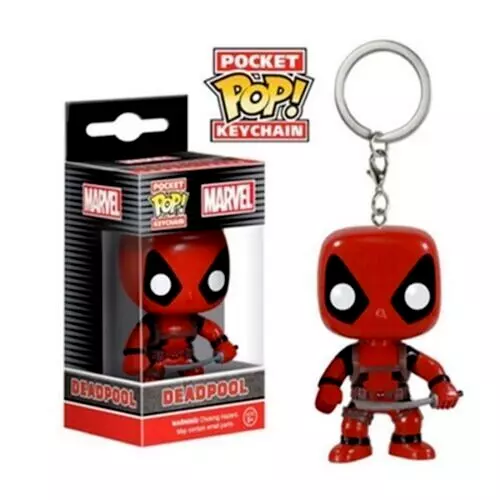 Funko Pocket Pop Keychain Movies Marvel Deadpool Viny Figure Gift Toy New In Box