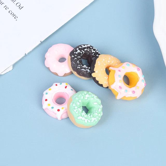 10Pc Cute Mini Candy Donut Doll Food Pretend Play Dollhouse Miniature Home Craf√