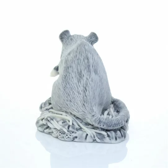 Mouse (Rat) Marble Figurine Unique Gift Manual Processing 3