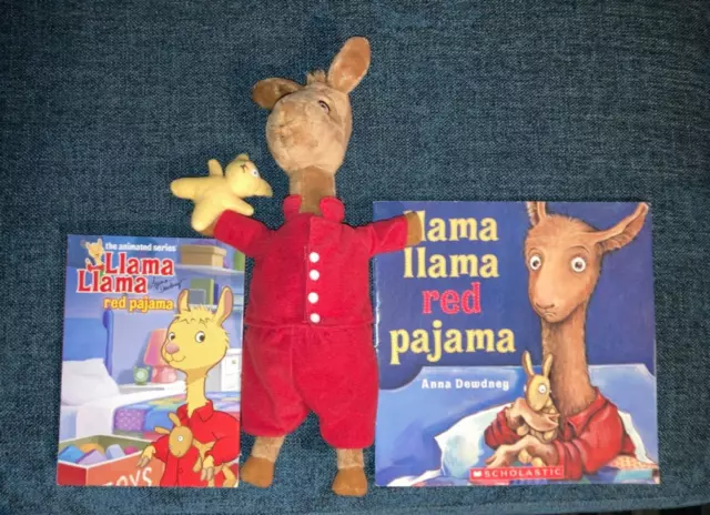 Llama Llama Red Pajama Bedtime Book with Plush Llama doll and New DVD